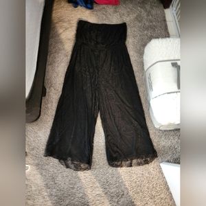 Torrid size 4 lace overlay jumpsuit
